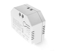 DualR3Lite Smart Wireless 2Way Switch with WiFi App Remote Control, Energy Monitoring, and Suitable for Motorized Tubular Shades and Curtains (DUAL R3)