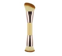 Duals-Ended Cream + Powder Brush 2 In 1 Makeup Brushes For Blending And Application Of Liquid Powder Cream And Blusher