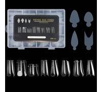 Duals Forms Acrylic Nail UV Gel Mold Full Cover Fasle Tips Form French Extension Stickers Clear Duals Forms Nail Full Cover Quick Building Gel Mold
