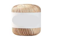 Duan Dyed Silk Cotton No. 6 Lace Thread for Spring and Summer - Medium Thin Knitting Yarn for Handmade DIY Projects(VanGoghSunflower)