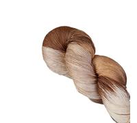 Duan Dyed Silk Cotton No. 6 Lace Thread for Spring and Summer - Medium Thin Knitting Yarn for Handmade DIY Projects(VanGoghSunflower/280g)