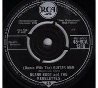 Duane Eddy & The Rebelettes - DANCE WITH THE GUITAR MAN 7 INCH (7" VINYL 45) UK RCA 1962