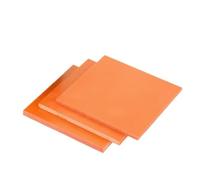 DUANGYMM Acrylic Sheets,Plastic Sheets, 1pc Red Bakelite Flat Plate, Orange Electrical Bakelite Board, Thick 1 to 20mm Sheet, Glue Plate(100x100x5mm)
