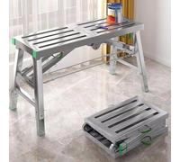 DUANHOZ Adjustable Work Platform, Multi-Purpose Step Ladders Folding Work Platform Bench Stool Scaffolding Tower, Portable Scaffolding Equipment, Household Engineering Workbench,