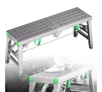 DUANHOZ Adjustable Work Platform, Portable Folding Work Platform Scaffolding 5-Speed Height Adjustable Home Engineering Workbench-No, Ladders Work Platform,B-200 * 30