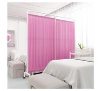 DUANHOZ Foldable Privacy Screen with Wheels, Multi-Panel Room Divider for Enhanced Privacy and Space Management in Hospitals, Offices, and Beauty Salons