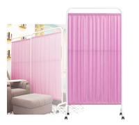 DUANHOZ Folding Medical Privacy Screen, Freestanding Room Divider, 6ft High Temporary Privacy Fence for Hospitals, Offices, and Beauty Salons