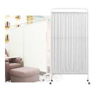 DUANHOZ Folding Medical Privacy Screen, Freestanding Room Divider, 6ft High Temporary Privacy Fence for Hospitals, Offices, and Beauty Salons