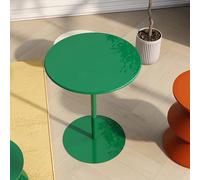 DUANHOZ Green Bistro Table Round Bar Table High Breakfast Table for Café SpaceSaving Side Table for Kitchen Pub ClubCompact 40 x 40 x 50 cm Design