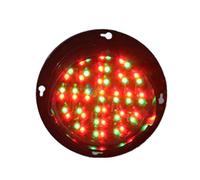 DUANHOZ LED Traffic Light Controller, Waterproof & Dustproof 100mm Two-Colour Traffic Signal for Kids' Education, Spacious Rooms, Warehouses - 12V/24V DC Traffic Light