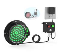 DUANHOZ LED Traffic Stop Light - Red/Green Two-Color Industrial Warning Light, IP67 Waterproof, Plug & Play