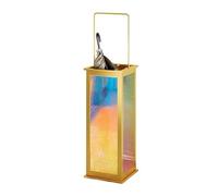 DUANHOZ Metal Umbrella Stand Holder with Drip Tray Sturdy Luxury Rack for Walking Sticks Canes Entryway Mudroom Office Home Decor nization Solution