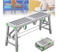 DUANHOZ Multi-Purpose Scaffolding Equipment,Scaffolding Equipment,Portable Folding Scaffolding Ladder,Scaffold Work Platform with Adjustable Height,for Indoor & Outdoor Decoratio