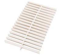 DUANHOZ Plastic Overflow Grate for Pool, Shower Drain Cover, Gutter Guard for Patios & Driveways, Splicable Design, 30x100CM, 3-Pack