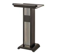 DUANHOZ Presentation Lectern,Podium Stand Modern Metal Podium Stand Portable Conference Classroom Lectern Large Stand Up Church Pulpit for Speakers, Speeches and Other Occasions