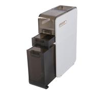 DUANHOZ Slim Rolling Bathroom Cabinet with Movable Wheels for Narrow Toilets Space Saving 2 Tier Storage nizer