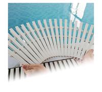 DUANHOZ Swimming Pool Grates,Durable Swimming Pool Drainage Overflow Grate - 4-Piece Interlocking Cover Strip, 30x100CM, Perfect for Driveways, Patios & Decks, Efficient Water Dr