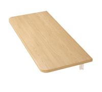 DUANHOZ Wall Mounted Folding Table - Space-Saving Fold-Down Table for Home Office, Garage, Garden, Laundry Room - Compact Work Surface (L75*W45cm / L27*W18in)