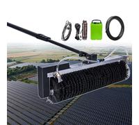 DUANHOZ Water Fed Window Cleaning Equipment - 60cm Telescopic Brush with 10m Hose & 26Ah Battery for Solar Panel, High Windows, Greenhouses & Garage Floors - 5.5m Reach
