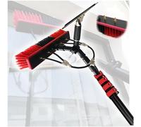 DUANHOZ window cleaning equipment, solar panel cleaning kit window cleaning kit, extendable window cleaning pole, ing Brush Equipment High-Strength Carbon Fiber Retractable Water