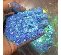 DUANIA 20g/Pack Holographic Chunky Nail Glitter Sequins Iridescent Mixed Hexagon Sparkly Flakes Body/Eye Powder Dust Manicure Glitter
