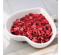 DUANIA Multi Size 4mm/5mm/6mm/8mm/10mm Cup Sequin PVC Round Shape Sequins For Craft, Wedding Decoration DIY Sewing Accessories 10G