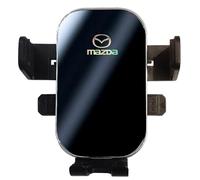 DUANJIAN Car Phone Holder For Mazda 3 Axela 2020-2022, Gravity Phone Mount Cradle With Convenient Retractable Steel Hook 360° Rotation Upgraded Super Stable Hook Clip