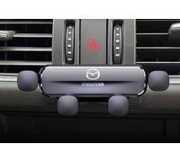 DUANJIAN Car Phone Holder For Mazda ATENZA 2016-2018, Gravity Phone Mount Cradle With Convenient Retractable Steel Hook 360° Rotation Upgraded Super Stable Hook Clip,A-Grey