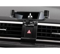 DUANJIAN Car Phone Holder For Mitsubishi ASX 2019-2023, Gravity Phone Mount Cradle With Convenient Retractable Steel Hook 360° Rotation Upgraded Super Stable Hook Clip,A-Black