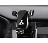 DUANJIAN Car Phone Holder For Mitsubishi Pajero Sport 2019-2023, Gravity Phone Mount Cradle With Convenient Retractable Steel Hook 360° Rotation Upgraded Super Stable Hook Clip,A-Black