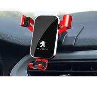 DUANJIAN Car Phone Holder For Peugeot 308 2016-2023, Gravity Phone Mount Cradle With Convenient Retractable Steel Hook 360° Rotation Upgraded Super Stable Hook Clip,C-Red