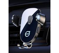 DUANJIAN Car Phone Holder For Volvo XC40 XC60 XC90 S60 V60 S90 V90, Gravity Phone Mount Cradle With Convenient Retractable Steel Hook 360° Rotation Upgraded Super Stable Hook Clip