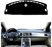 DuanRQ Car Dashboard Cover, For Jaguar XF 2008-2015 Dashboard Carpet Anti-Vertigo Dash Board Mat Avoid Light Mat Instrument Panel Carpet