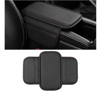 DuanRQ Leather Car Armrest Box Pad, for Audi RS6 Sedan C6 C5 2002-2011 Armrest Cover Centre Console Box Lid Waterproof Arm Rest Cushion Pads