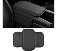 DuanRQ Leather Car Armrest Box Pad, for Hyundai Kona 2018-2022 Armrest Cover Centre Console Box Lid Waterproof Arm Rest Cushion Pads