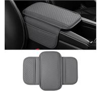 DuanRQ Leather Car Armrest Box Pad, for Skoda Scala 2018-2025 Armrest Cover Centre Console Box Lid Waterproof Arm Rest Cushion Pads