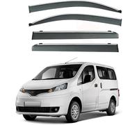 DuanRQ Set of 4 Wind Deflectors Compatible for Nissan NV200 MK1 M20 2010-2023 Models, Wind-Sun-Rain Deflectors Window Deflectors Window Channel Fitment