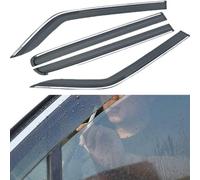 DuanRQ Set of 4 Wind Deflectors Compatible for Suzuki IGNIS 2016-2023 Models, Wind-Sun-Rain Deflectors Window Deflectors Window Channel Fitment