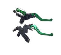 DUANSIYU Clutch Lever Universal 22mm Clutch Handbrake Assembly Hydraulic Disc Brake Pump Motorcycle Modification Part Front Brake Metal Upper Pump Motorbike Levers Motorbike Levers(Green)
