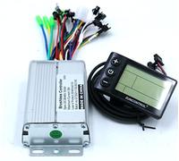 DUANSIYU Ebike Controller 36V 48V 60V 350W 18A Motor Controller E-bike Brushless Speed And Display(48V 350W)