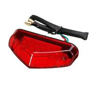 DUANSIYU Motorcycle Taillight 1pc Motorcycle Tail Light Motorbike Rear Brake Stop Light Universal Motorcycle Light Motorbike Rear Light(Red)
