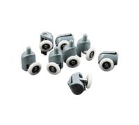 DUANSIYU Shower Door Rollers 8pcs Shower Rooms Cabins Pulley &Shower Room Roller/Runners/Wheels/Pulleys Diameter 19/20/22/23/25/27mm Shower Door Wheels(19mm)