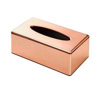 DUANSIYU Tissue Box Holder Rose Gold Multi-functional Tissue Box Holder Modern Home Kitchen Cafe Office Accessories Tissue Box Covers