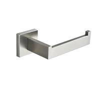 DUANSIYU Toilet Roll Holder 1PC Stainless Steel Square Toilet Roll Holder Bathroom Tissue Holder Toilet Paper Holder Bathroom Accessory Toilet Paper Holder(Brushed Nickel)