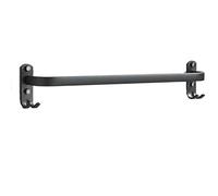 DUANSIYU Towel Rail White/Black/Grey Bathroom Accessories Towel Hanger Holder With Hook Multiple Layers Towel Rack Bar Wall Mount Towel Holder(Grey Single 50 cm)