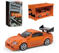 DUANT 1:32 A-80 Racing Vehicle Buliding Blocks Set, 439 Pieces MOC Car Toy Kit with Display Container, Clamping Blocks Gift for Adult