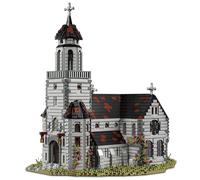 DUANT 39031 Medieval Church Clamping Building Blocks Kit, 6563 Pieces MOC Large Modular House Bricks Model, Creative Gothic Style Building Blocks Gift for Teenagers and Adults
