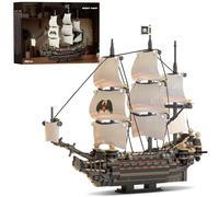 DUANT 39087 Ghost Mary Pirate Ship Building Blocks Set, 1055 Pieces Clamping Blocks, Sailing Ship Model, Detailed Ghost Pirate Boat with Sails, Construction Kit for Adults and Teenagers
