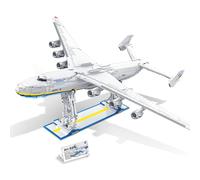 DUANT 39127 Technik 1:84 Antonov An-225 Mriya Clamping Building Blocks Kit, 5350 Pieces Large Military Transport Aircraft Model for Collectors, Aeroplane Set for Adults