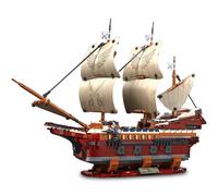 DUANT T2147 Mayflower Ship Model Building Blocks Kit, 2284 Pieces MOC Large Sailing Boat Modular Buildings Collection with Lighting, Assembly Toy Gift for Teens and Adults